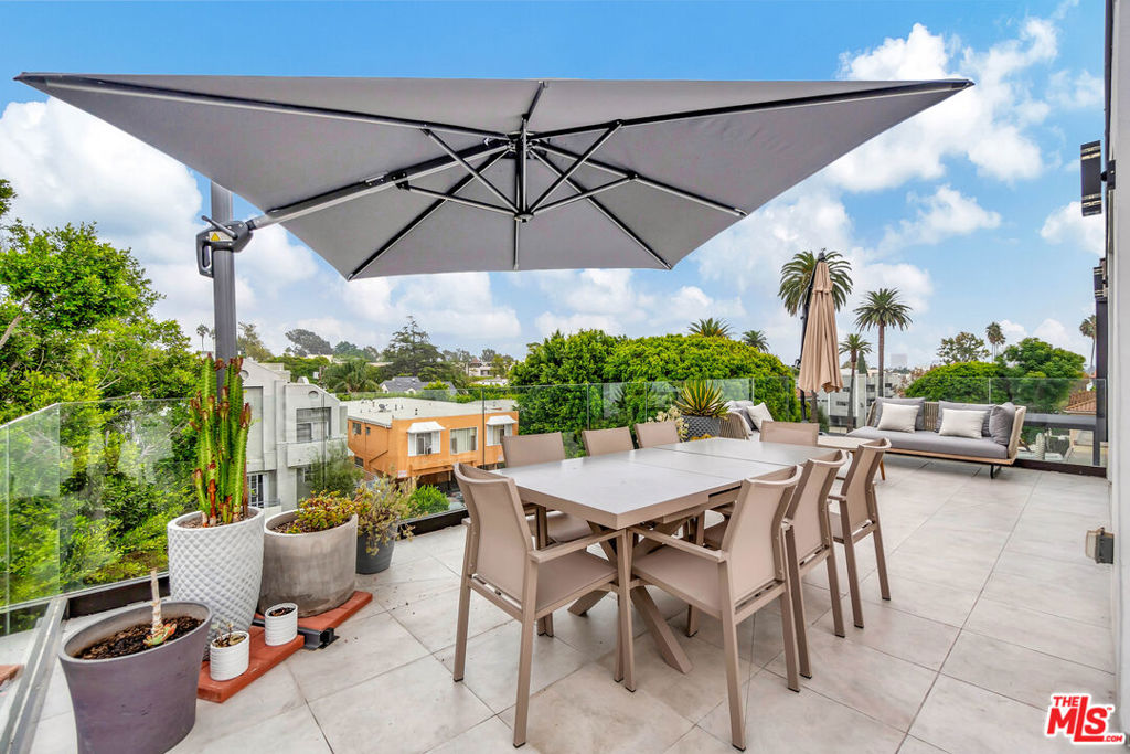 Residential Lease for rent at 1017 N Croft Ave PH01, Los Angeles CA featuring 3 beds and 3 baths