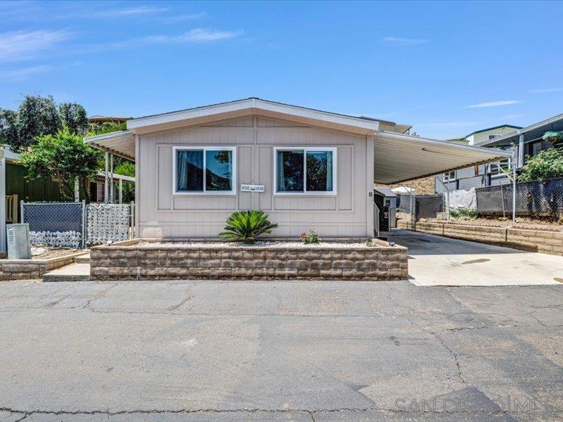 Manufactured In Park for sale at 14291 Rios Canyon Rd 13, El Cajon, San Diego CA featuring 2 beds and 1 bath