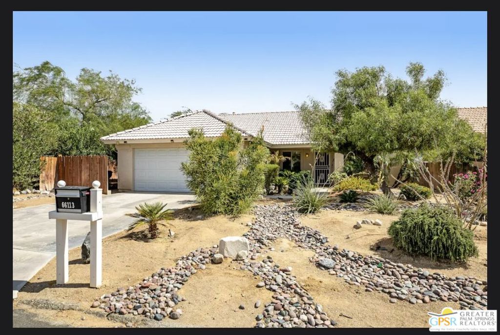 Residential Lease for rent at 66113 14th Street, Desert Hot Springs CA featuring 3 beds and 2 baths