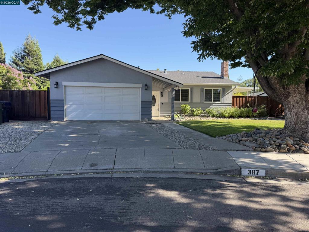 Residential Lease for rent at 397 Ann Ct, Livermore CA featuring 3 beds and 2 baths