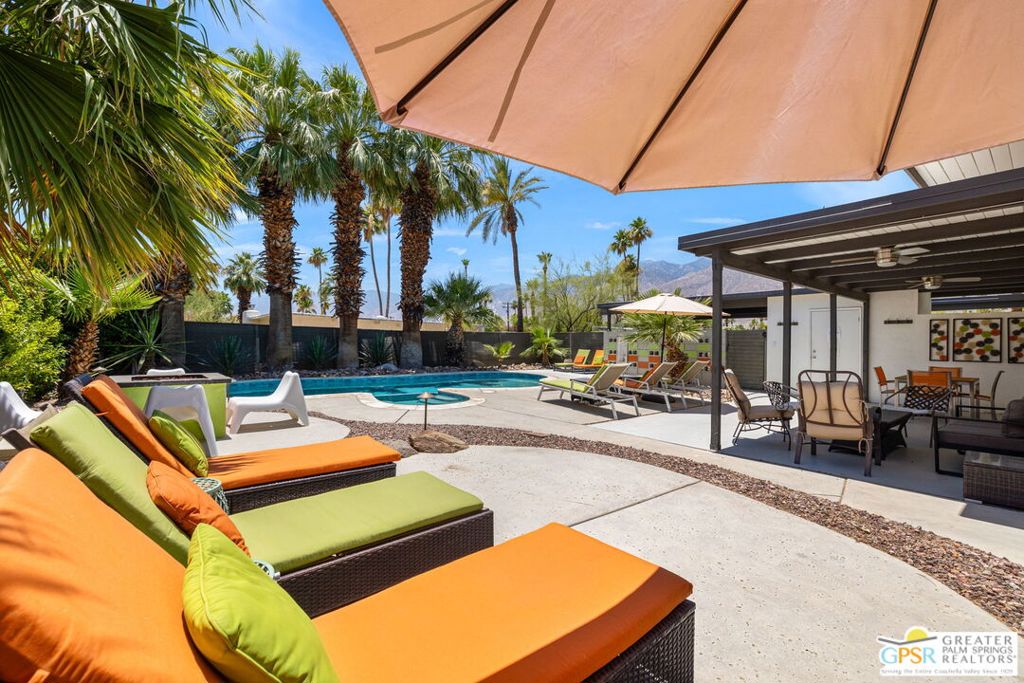 Residential Lease for rent at 622 N Monterey Road, Palm Springs CA featuring 4 beds and 3 baths