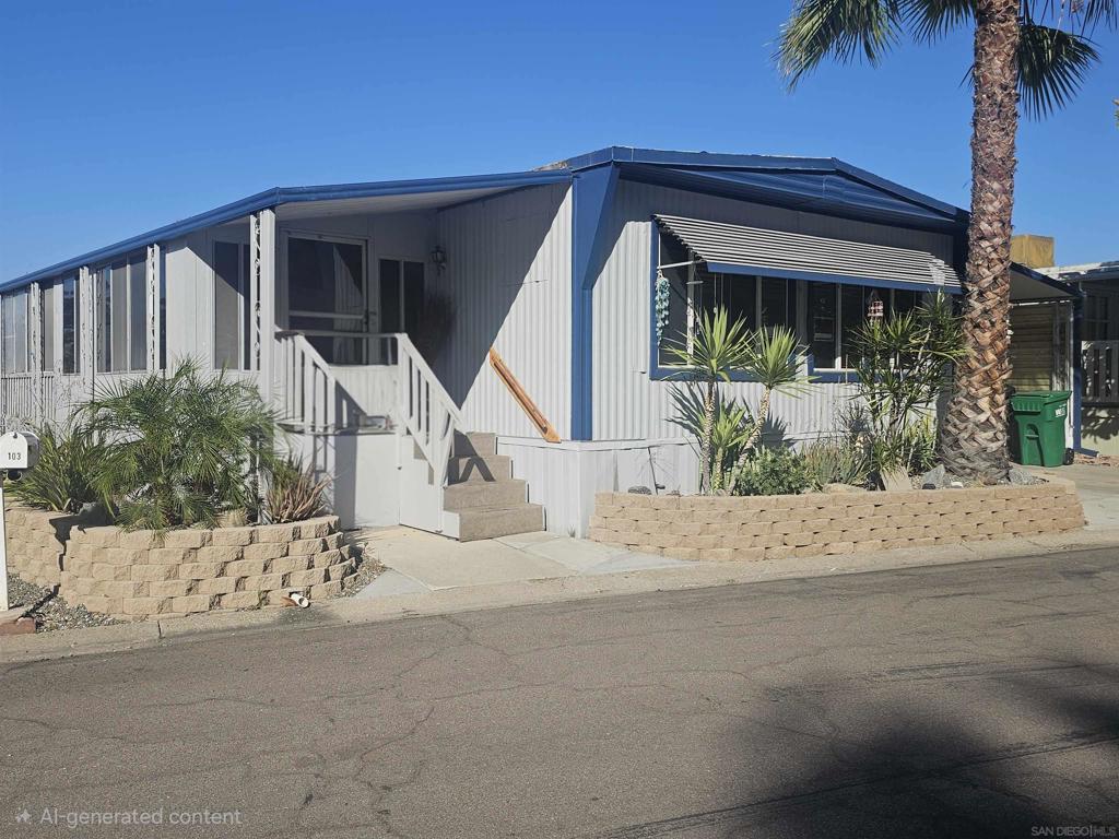 Manufactured In Park for sale at 8712 Magnolia 103, Santee, San Diego CA featuring 2 beds and 2 baths