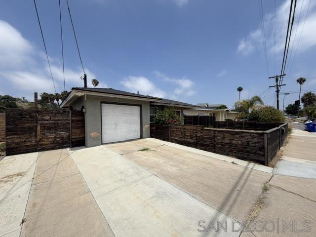 Residential Lease for rent at 6082 Rock St., San Diego CA featuring 2 beds and 1 bath