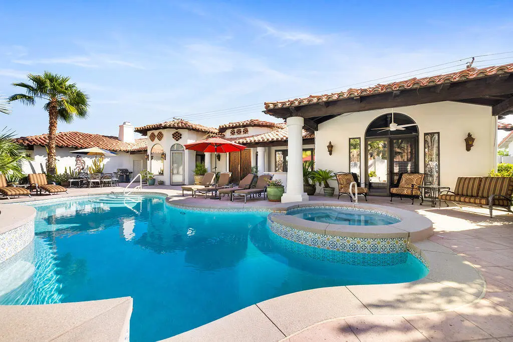 Residential Lease for rent at 51230 Avenida Obregon, La Quinta, Riverside County, CA featuring 3 beds and 3 baths