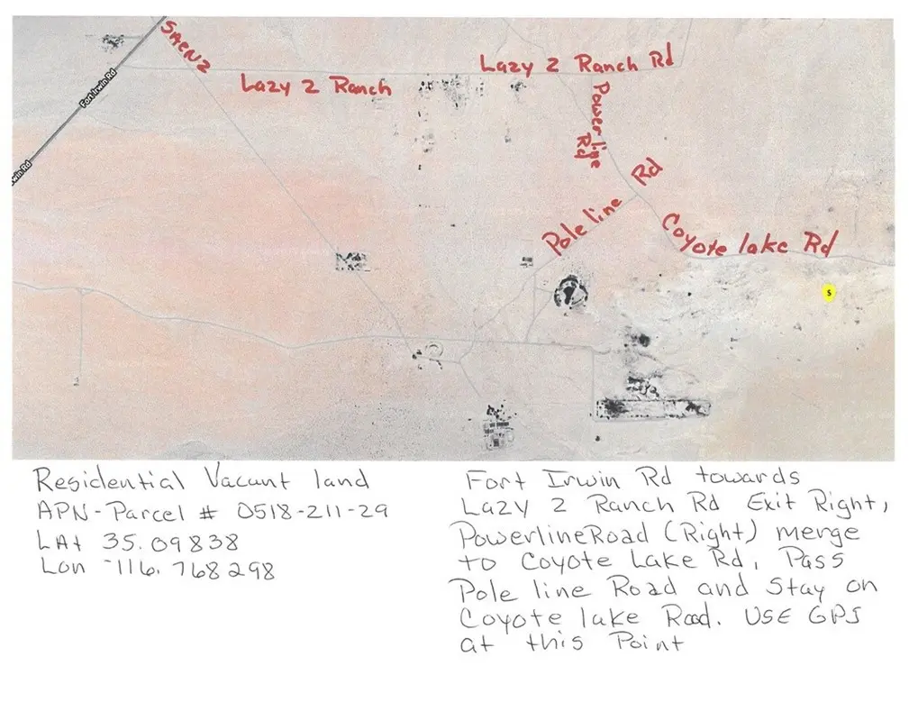 29 Coyote lake Road, Barstow, CA — listing photo 1