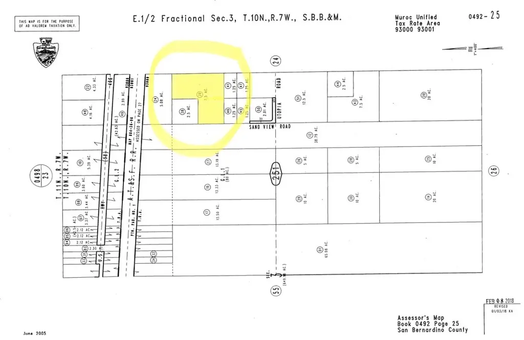 0 So. Pipeline Rd #2, Boron, CA — listing photo 1