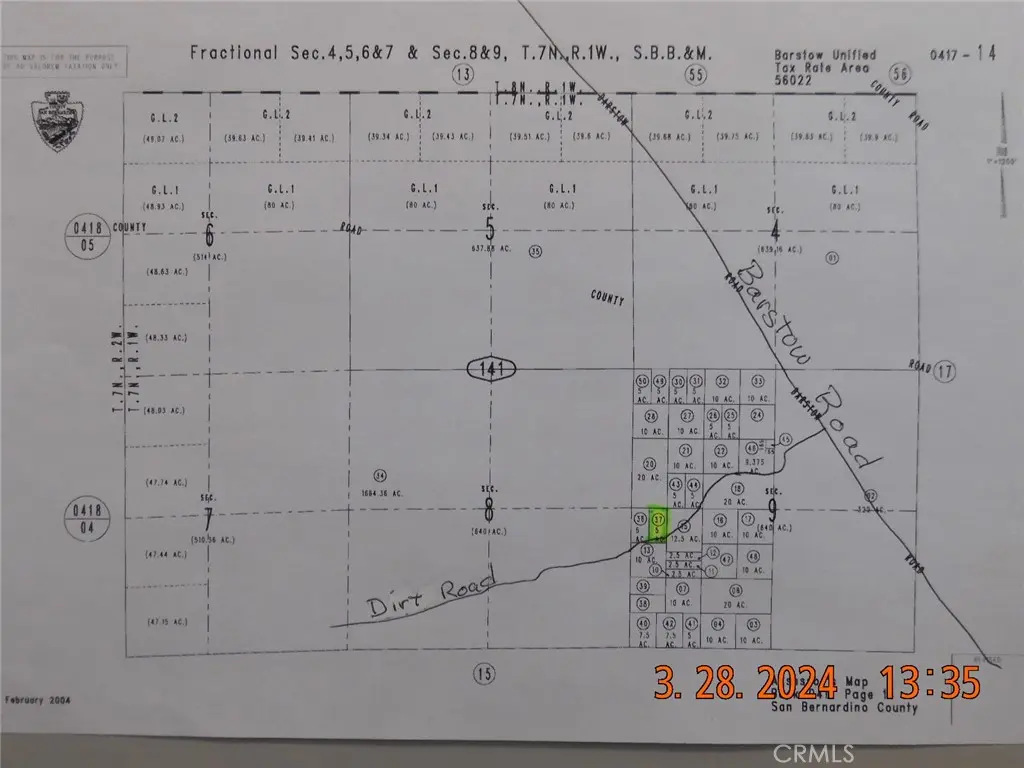 0 Ranch Road, Barstow, CA — listing photo 1
