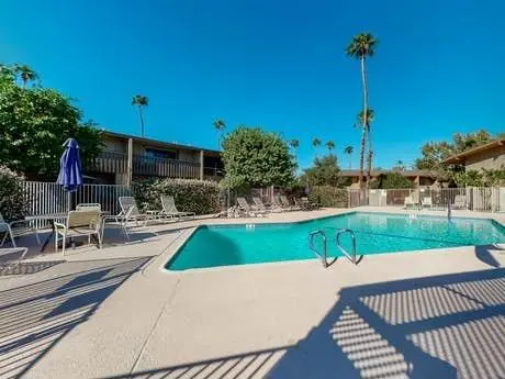 Residential Lease for rent at 77845 California Drive D7, Palm Desert, Riverside County, CA featuring 1 bed and 1 bath