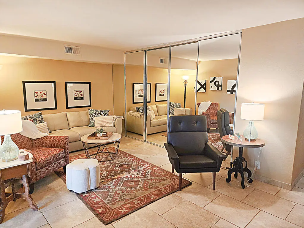 Residential Lease for rent at 5225 E Waverly Drive 66, Palm Springs, Riverside County, CA featuring 1 bed and 2 baths