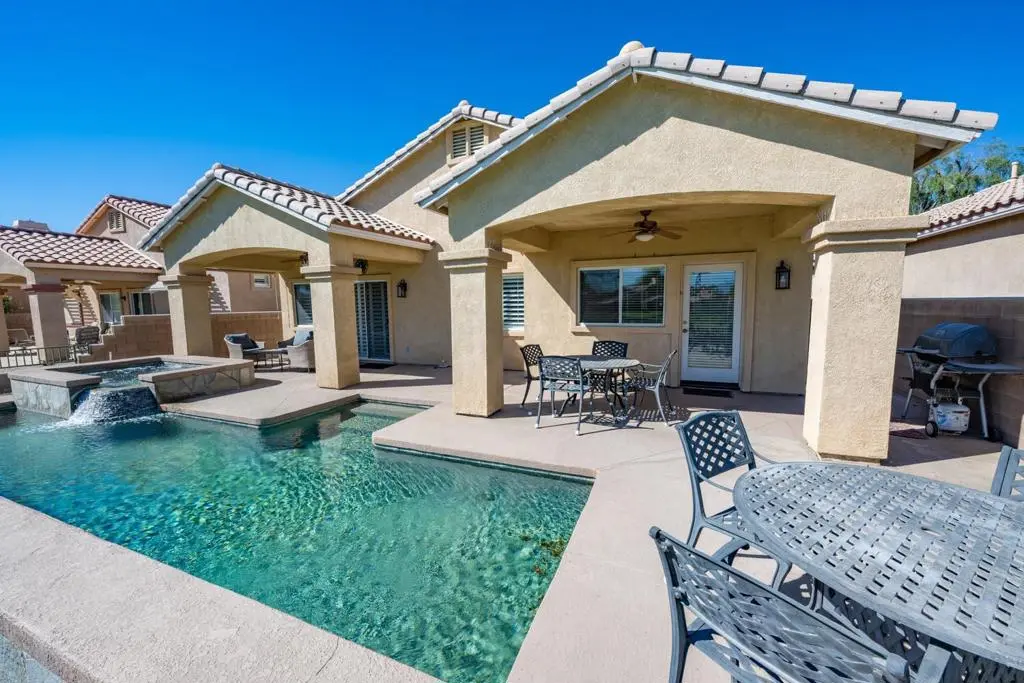 Residential Lease for rent at 45338 Coeur Dalene Drive, Indio, Riverside County, CA featuring 3 beds and 3 baths