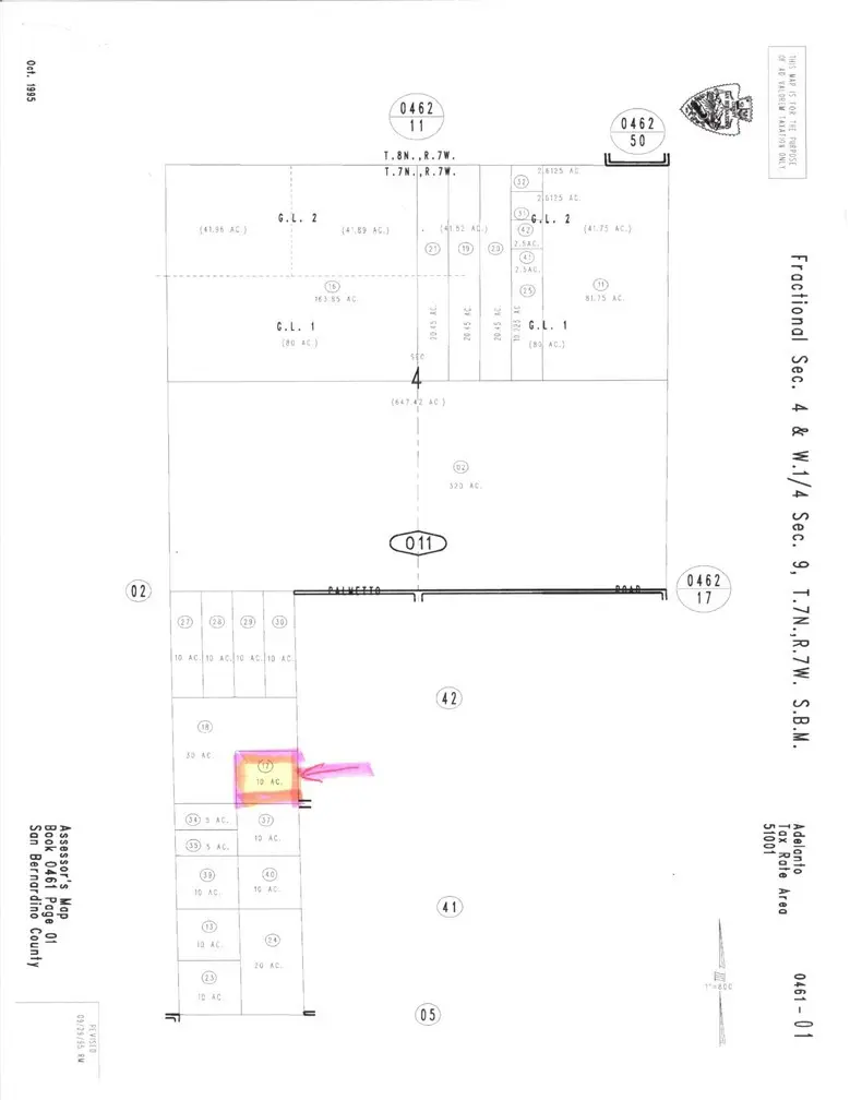 0 Palmetto, Helendale, CA — listing photo 1