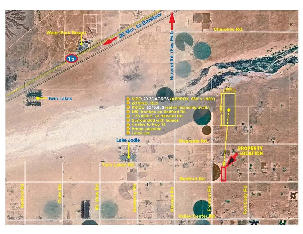 0 Harvard Rd. & Bedford Rd., Newberry Springs, CA — listing photo 1