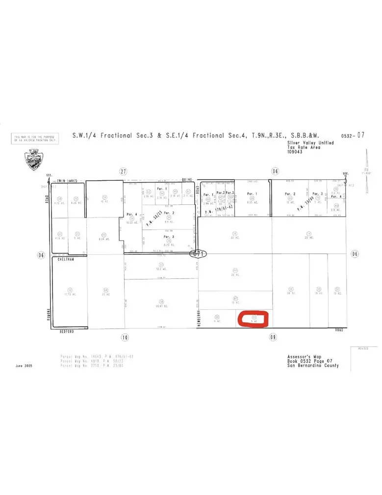 0 Bedford Rd, Newberry Springs, CA — listing photo 1