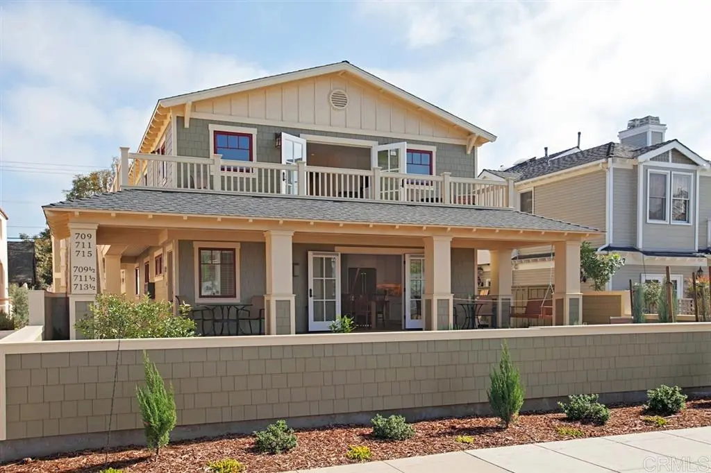 Apartment for rent at 711 C Avenue, Coronado, CA featuring 2 beds and 1 bath
