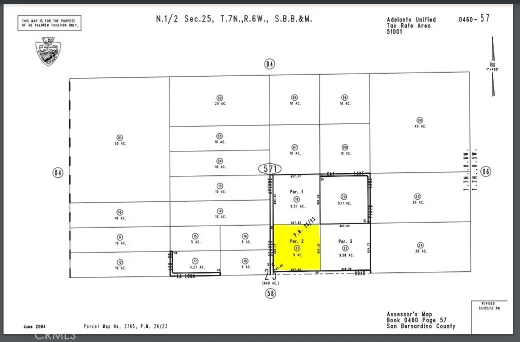 0 Beaver Parcel #0460-571-21 Avenue, Adelanto, CA — listing photo 1