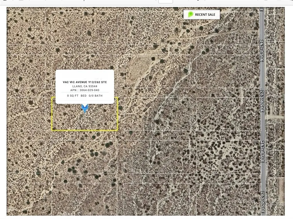 0 VIC AVE Y12 262 STE, Llano, CA — listing photo 1