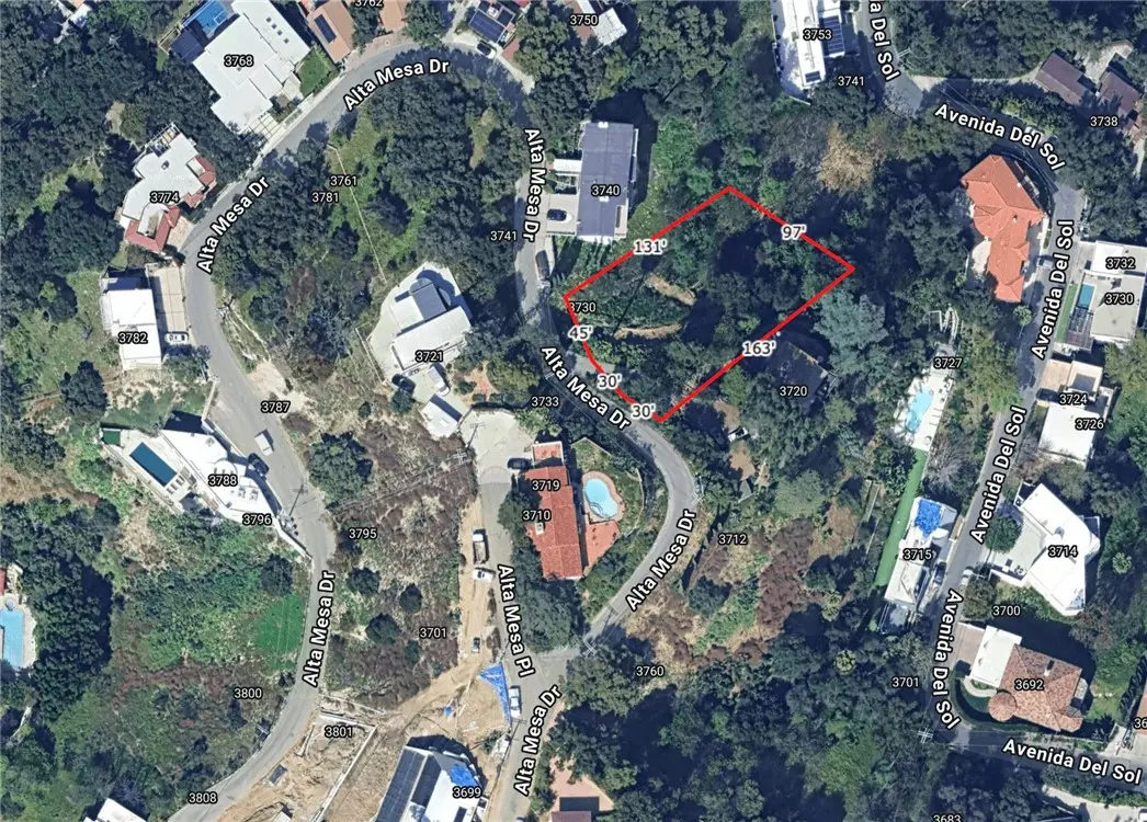 0 Alta Mesa Drive, Studio City, CA — listing photo 1