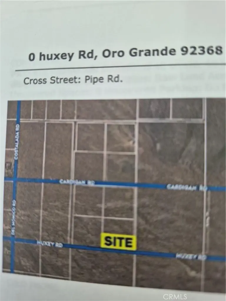 0 Huxey Road, Oro Grande, CA — listing photo 1