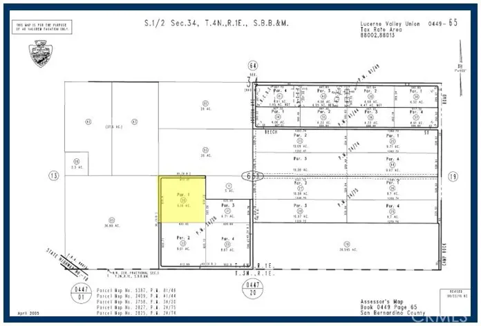 9 AC Minneola Road, Lucerne Valley, CA — listing photo 1