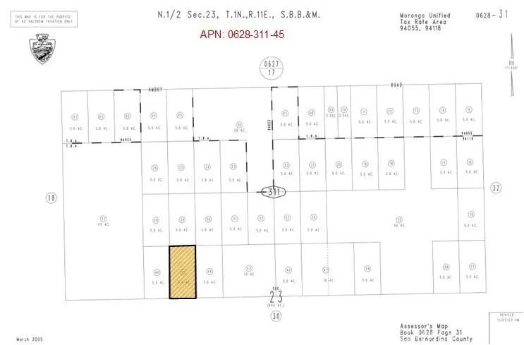 5 AC Near Kelly Road, 29 Palms, CA — listing photo 1