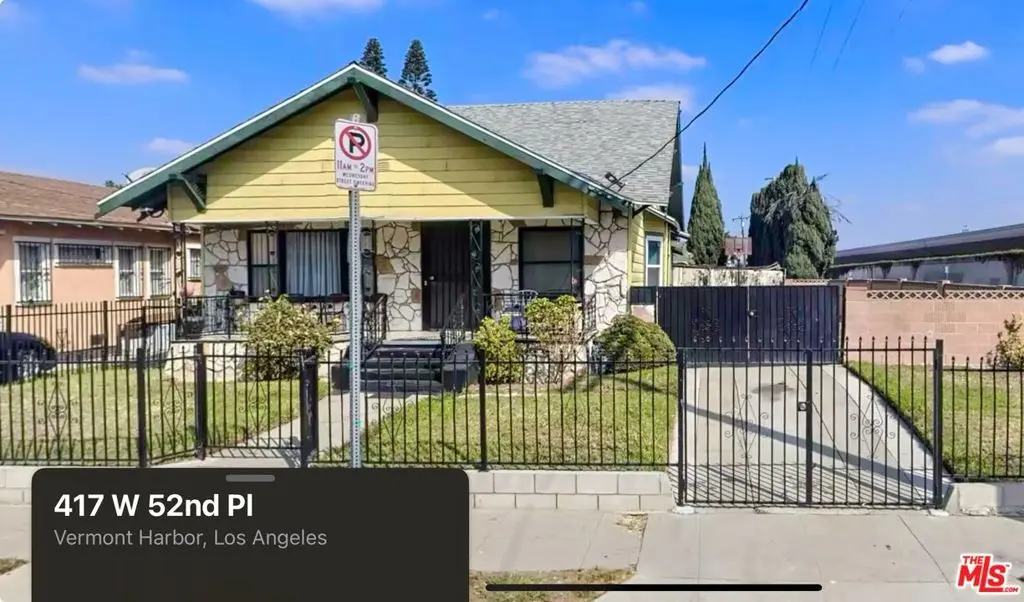 Residential Lease for rent at 417 W 52nd Place, Los Angeles, Los Angeles County, CA featuring 8 beds and 2 baths