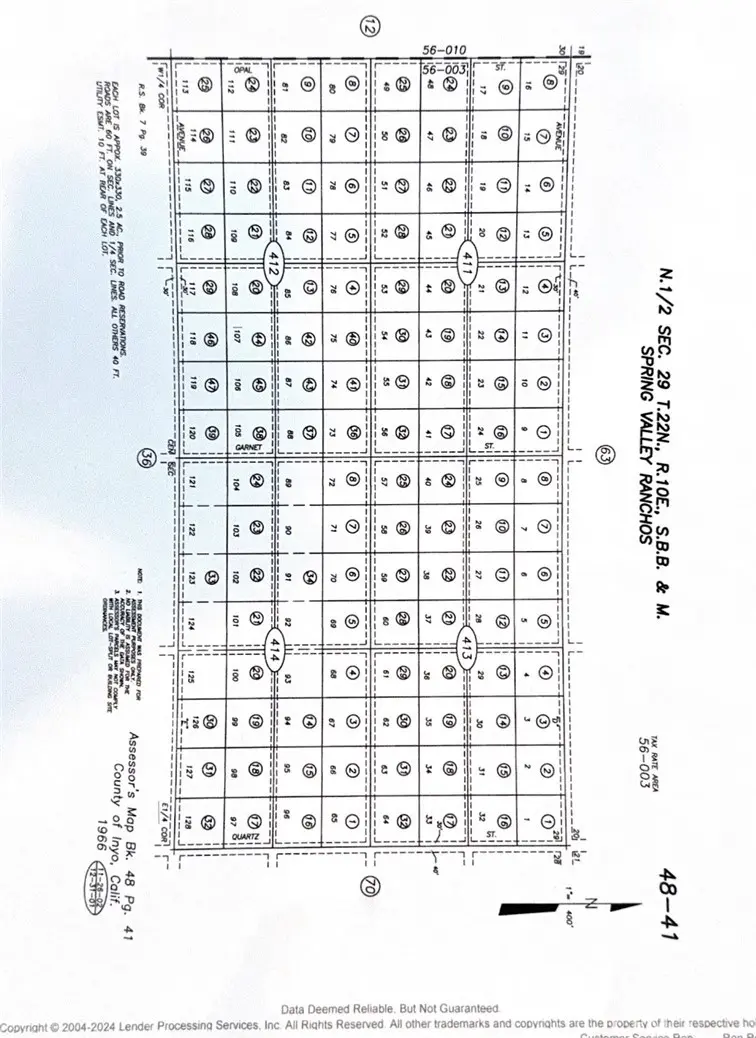 0 SPRING VALLEY RANCHOS, Tecopa, CA — listing photo 1