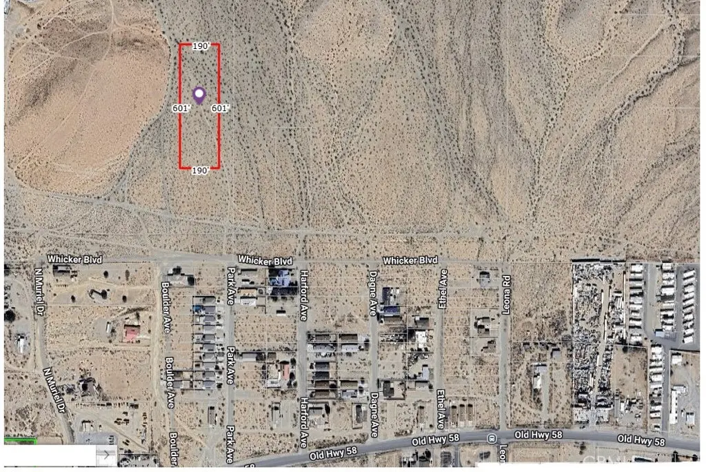 0 Whicker Boulevard, Barstow, CA — listing photo 1