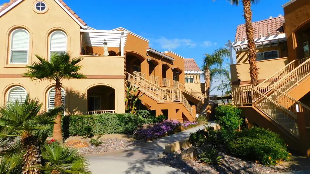 Residential Lease for rent at 45245 Seeley Drive 16a, La Quinta, Riverside County, CA featuring 2 beds and 3 baths