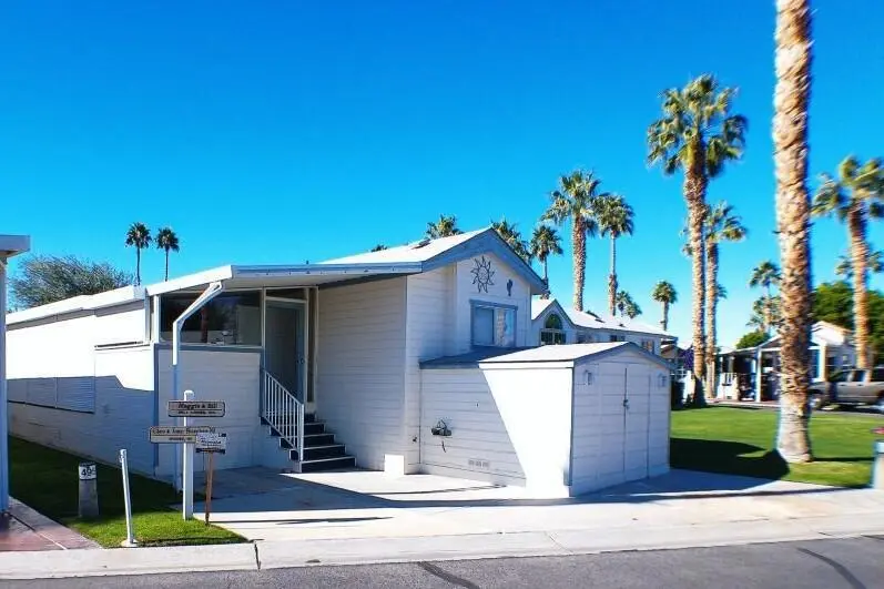 Manufactured In Park for sale at 84136 Avenue 44, #496 496, Indio, CA featuring 1 bed and 1 bath
