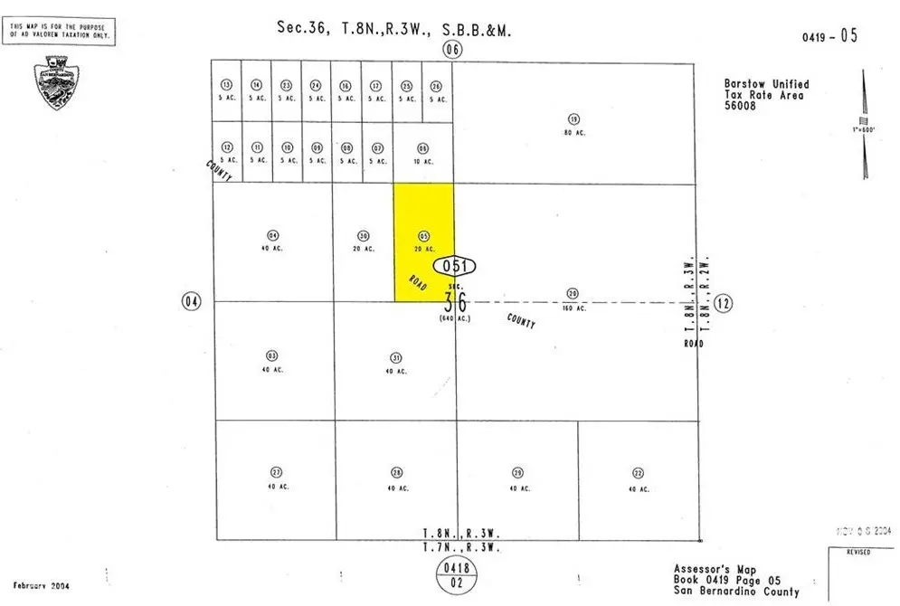 0 Hodge Road, Barstow, CA — listing photo 1