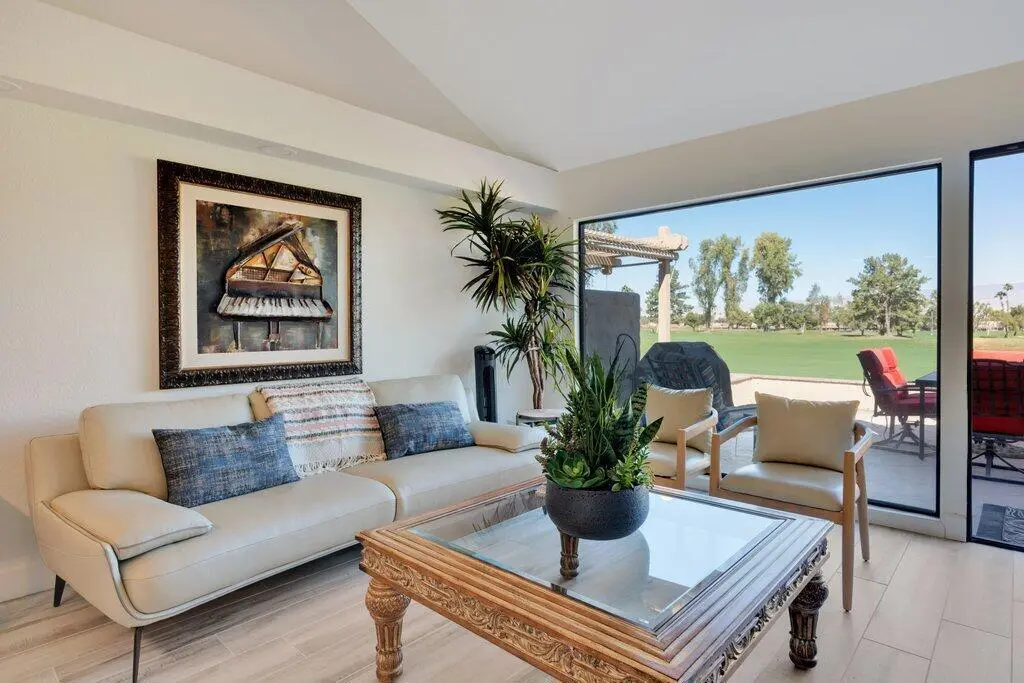 Residential Lease for rent at 77776 Woodhaven Drive S, Palm Desert, Riverside County, CA featuring 2 beds and 3 baths