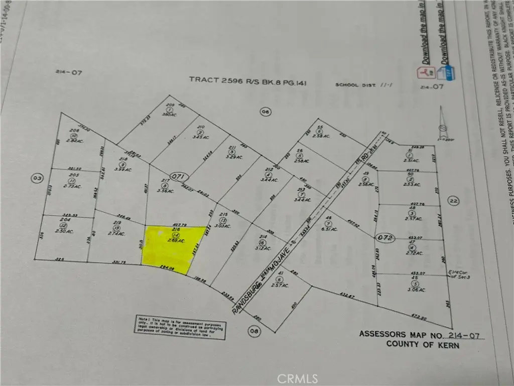 0 U Street/X Court, California City, CA — listing photo 1