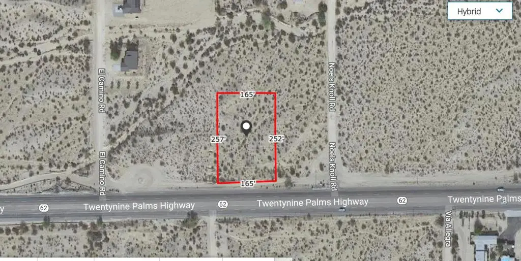 1 Acre On Hwy 62 Near El Camino Road, 29 Palms, CA — listing photo 1