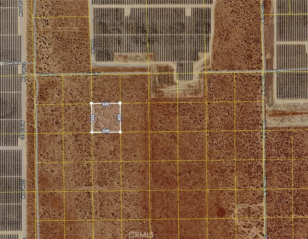 0 South of Dawn Rd, East of 125th St W Road, Rosamond, CA — listing photo 1