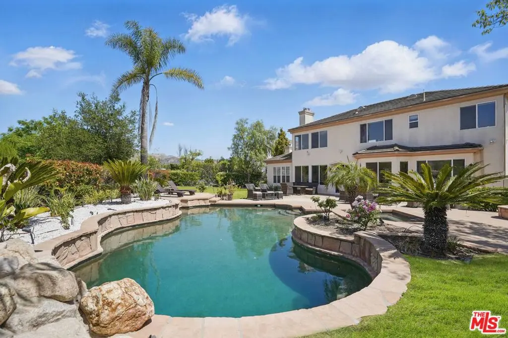 Residential Lease for rent at 4040 Leighton Point Road, Calabasas, Los Angeles County, CA featuring 5 beds and 5 baths