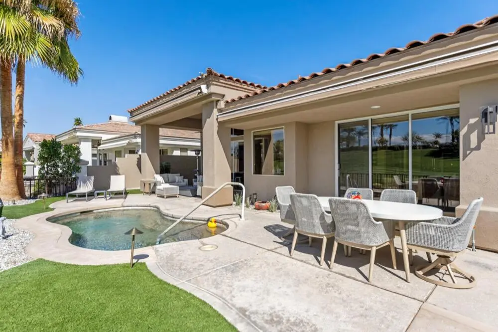 Residential Lease for rent at 293 Desert Holly Drive, Palm Desert, Riverside County, CA featuring 3 beds and 4 baths