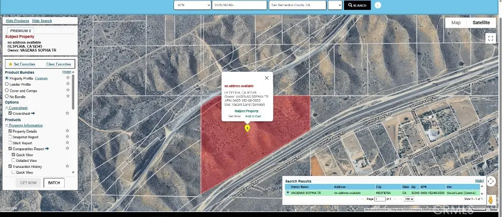 0 Summit Valley Rd, Hesperia, CA — listing photo 1