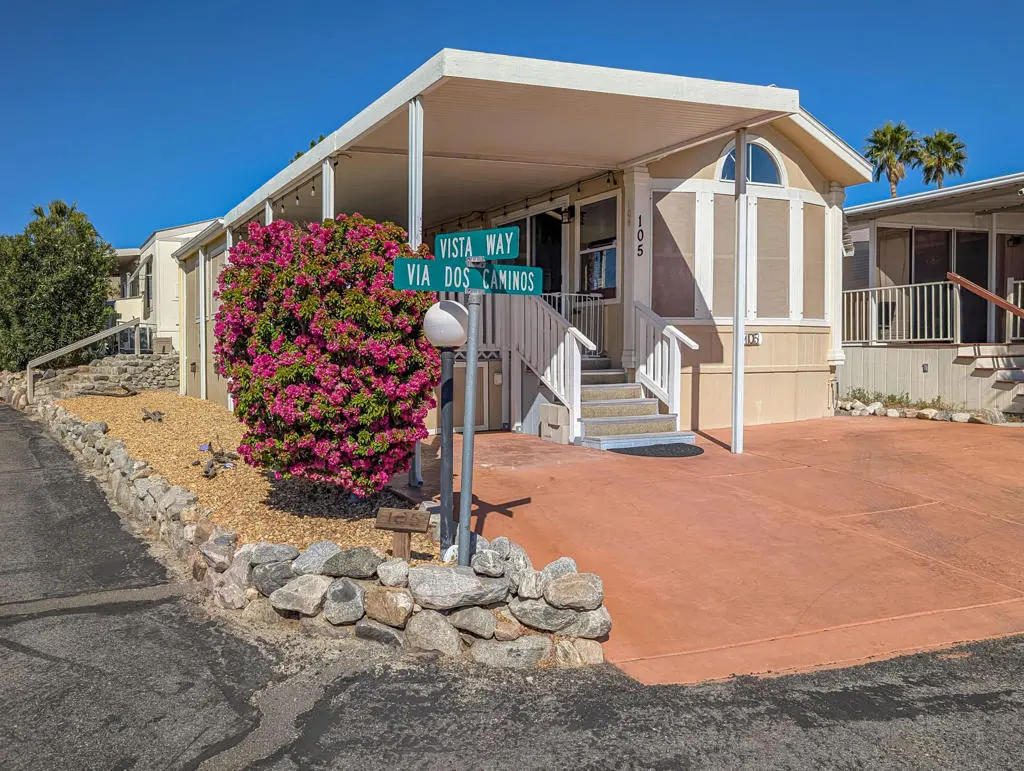 Manufactured In Park for sale at 70200 Dillon Road 105, Desert Hot Springs, CA featuring 2 beds and 2 baths