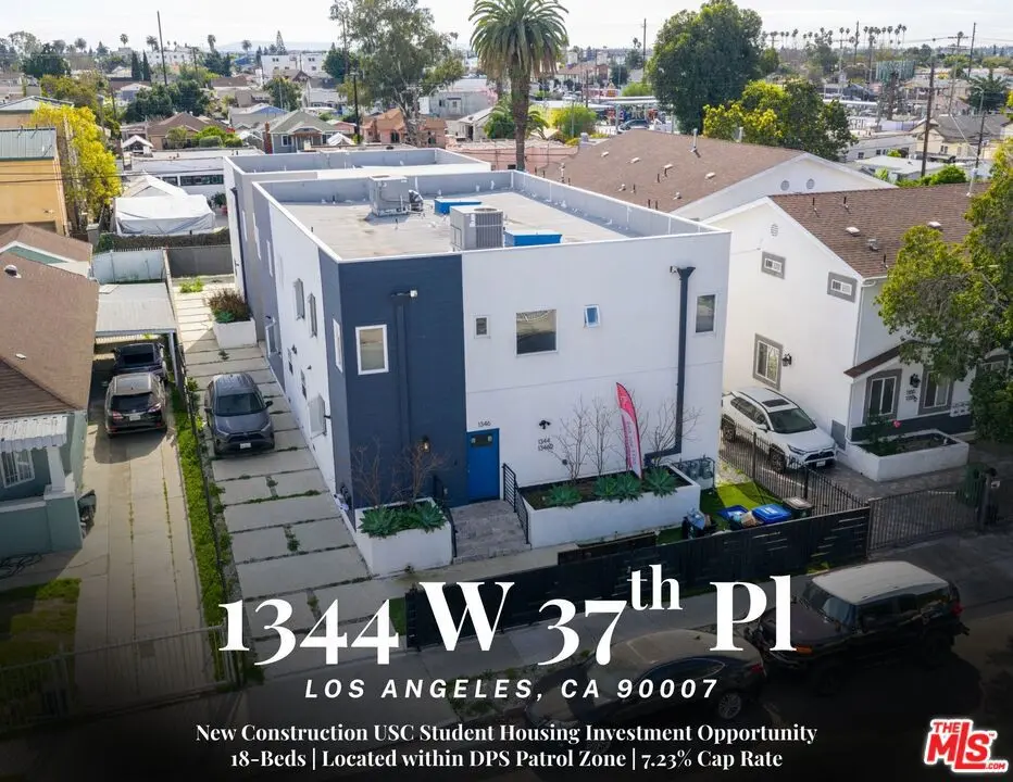 Residential Income for sale at 1344 W 37th Place, Los Angeles, CA featuring 18 beds and 18 baths