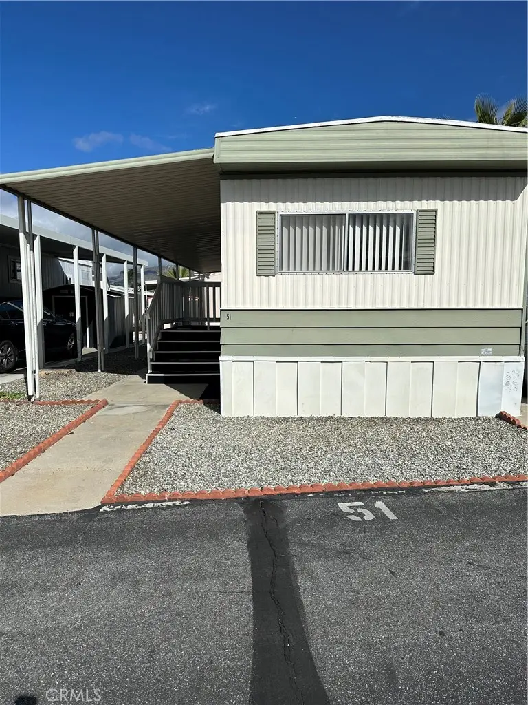 Manufactured In Park for sale at 999 S Santa Fe Ave 51, San Jacinto, CA featuring 2 beds and 1 bath