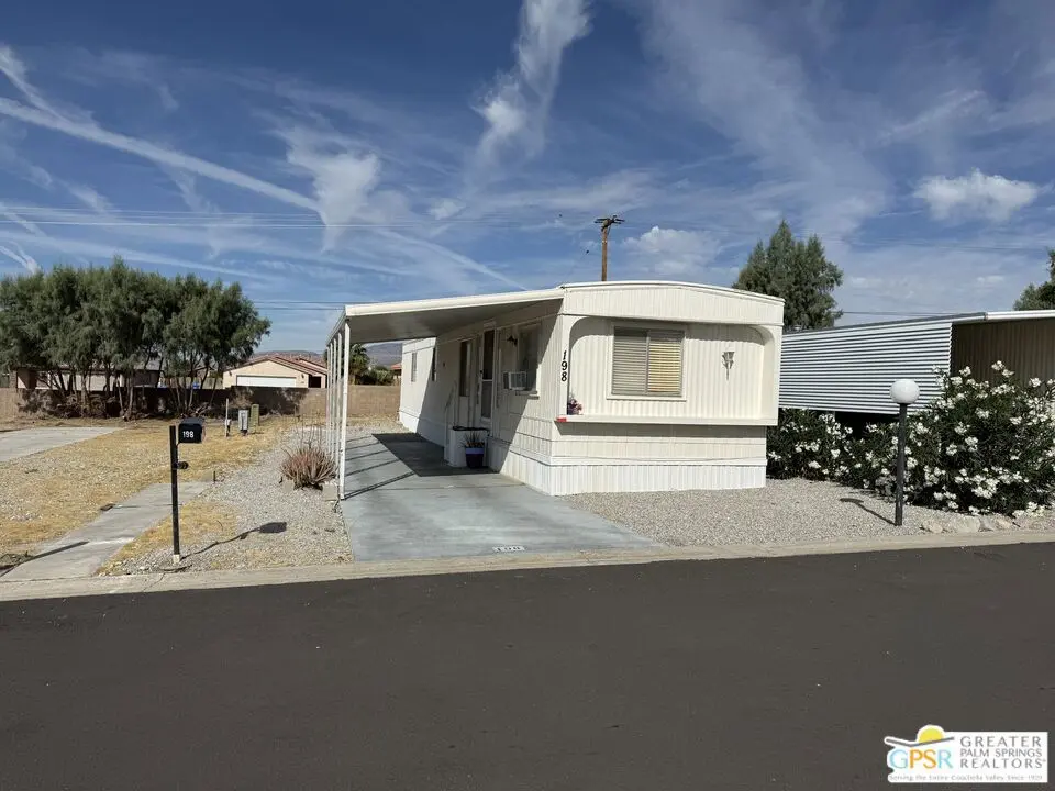 Manufactured In Park for sale at 15500 Bubbling Wells Road 198, Desert Hot Springs, CA featuring 2 beds and 2 baths