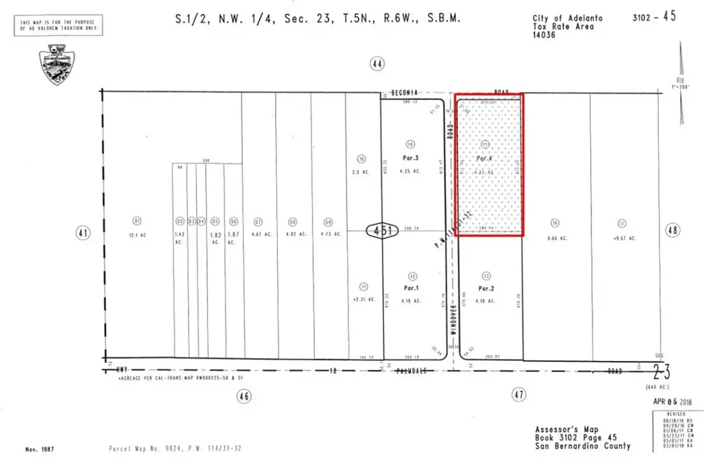 0 Begonia, Adelanto, CA — listing photo 1