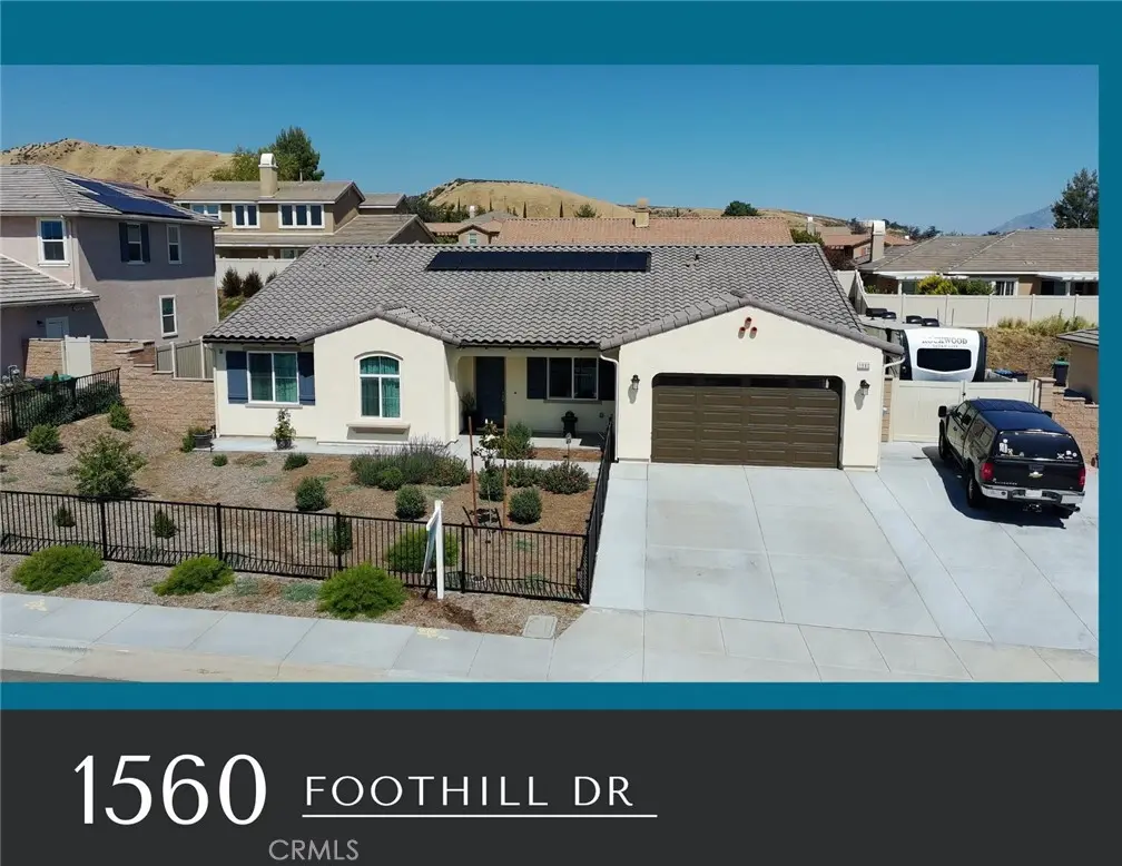 Single Family Residence for sale at 1560 Foothill Drive, Banning, CA featuring 3 beds and 3 baths