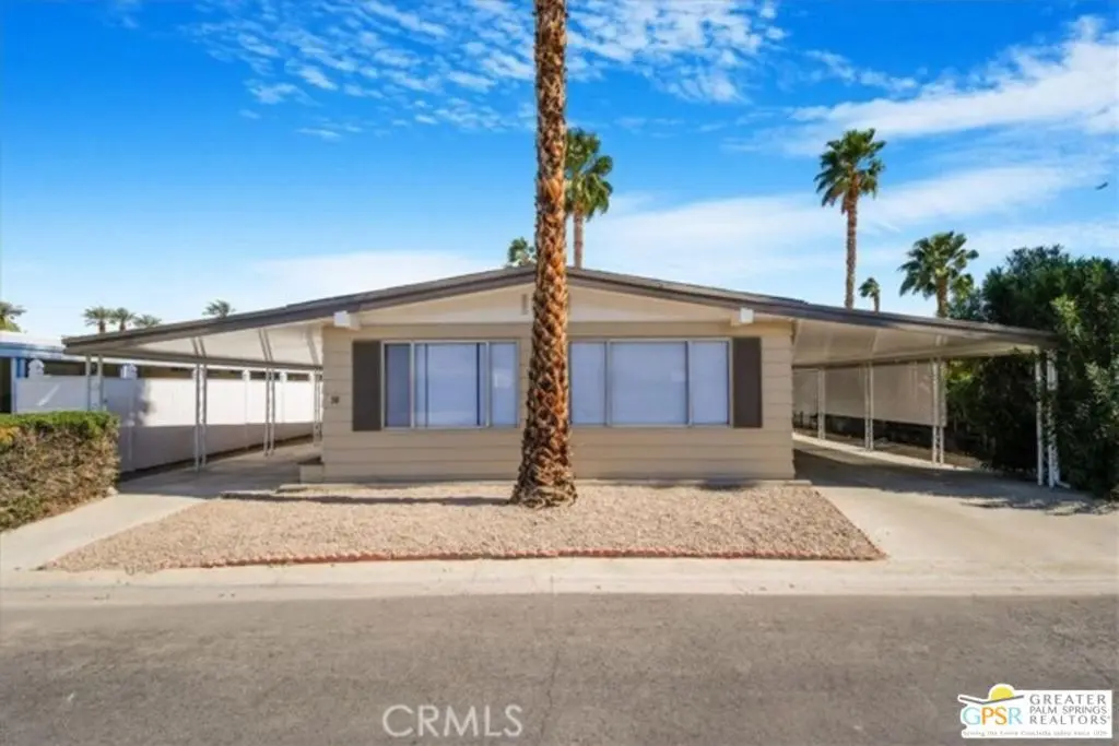 Manufactured In Park for sale at 38 Paseo Laredo N, Cathedral City, CA featuring 2 beds and 2 baths