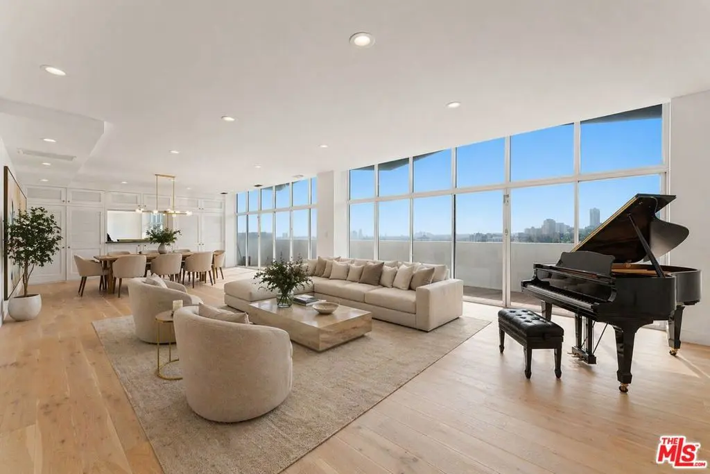 Residential Lease for rent at 1155 N La Cienega Boulevard PH1, West Hollywood, Los Angeles County, CA featuring 2 beds and 3 baths