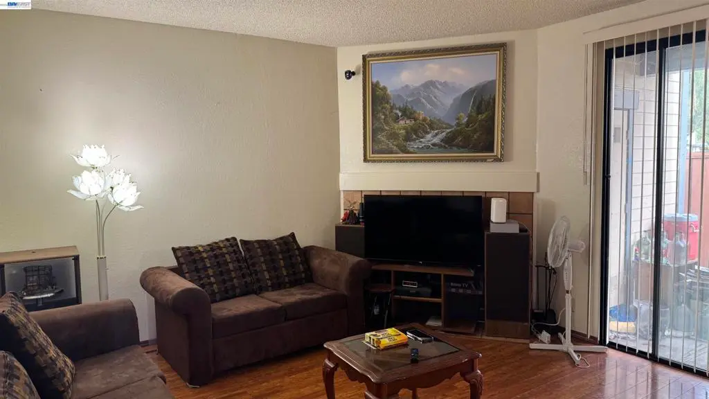 Townhouse for sale at 6043 Joaquin Murieta Ave D, Newark, CA featuring 2 beds and 1 bath