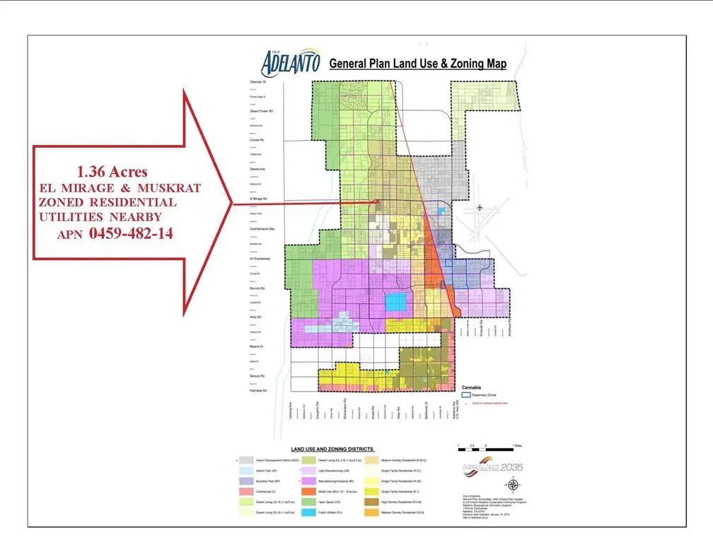 0 El Mirage & Muskrat 1.36acres Road, Adelanto, CA — listing photo 1