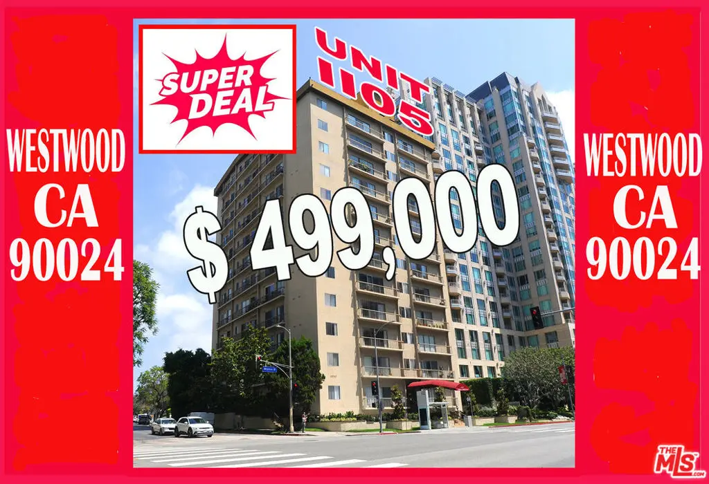 Condominium for sale at 10747 Wilshire Boulevard 1105, Los Angeles, CA featuring 1 bed and 2 baths
