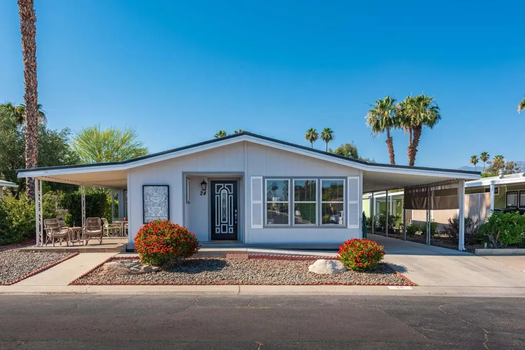Manufactured In Park for sale at 24 Coble Drive, Cathedral City, CA featuring 2 beds and 2 baths