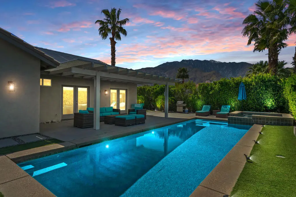 Residential Lease for rent at 1502 Amelia Way, Palm Springs, Riverside County, CA featuring 4 beds and 2 baths